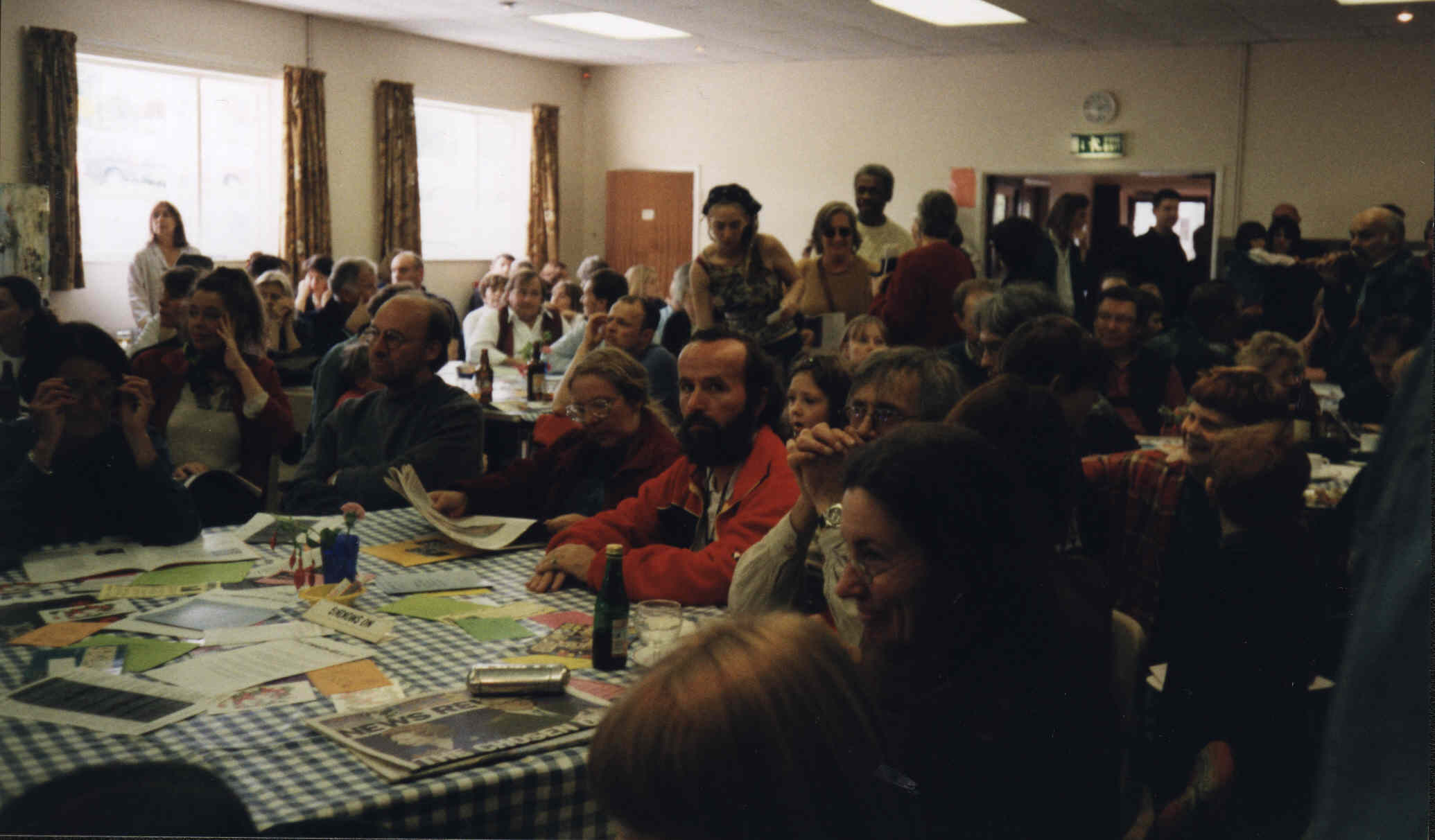 Crowd scene at the New York Funk Cafe in October 1999