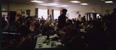 Ripton Lindsay performing at the Caribbean Cafe